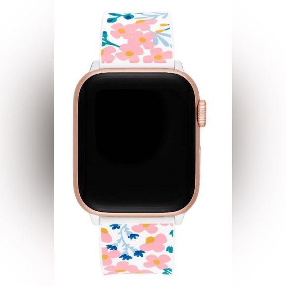 Kate Spade white floral watch band NWT - Picture 5 of 6